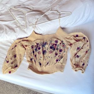 Off the shoulder blouse